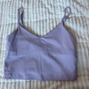 Lululemon Athletica Purple Camisole with V-Neck and Spaghetti Straps